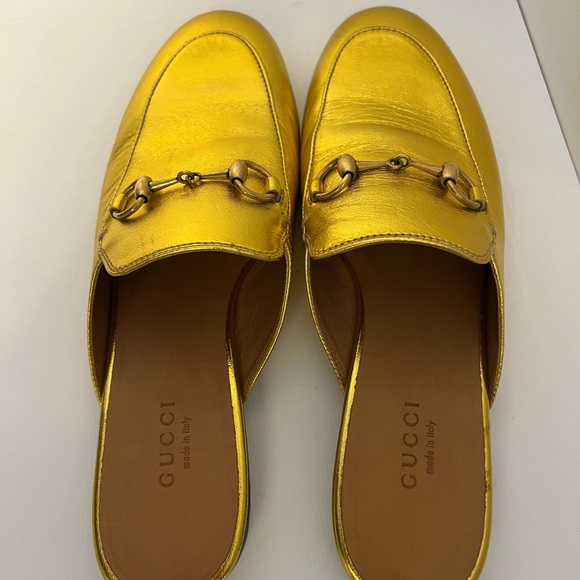 Gold Gucci mule - Picture 7 of 8